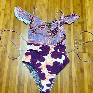 Maaji size Large one piece swimsuit